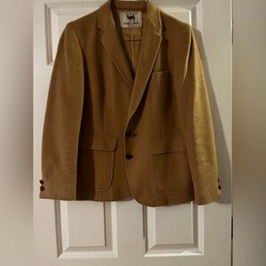 Kray's vintage Tan Jacket with Red Trim